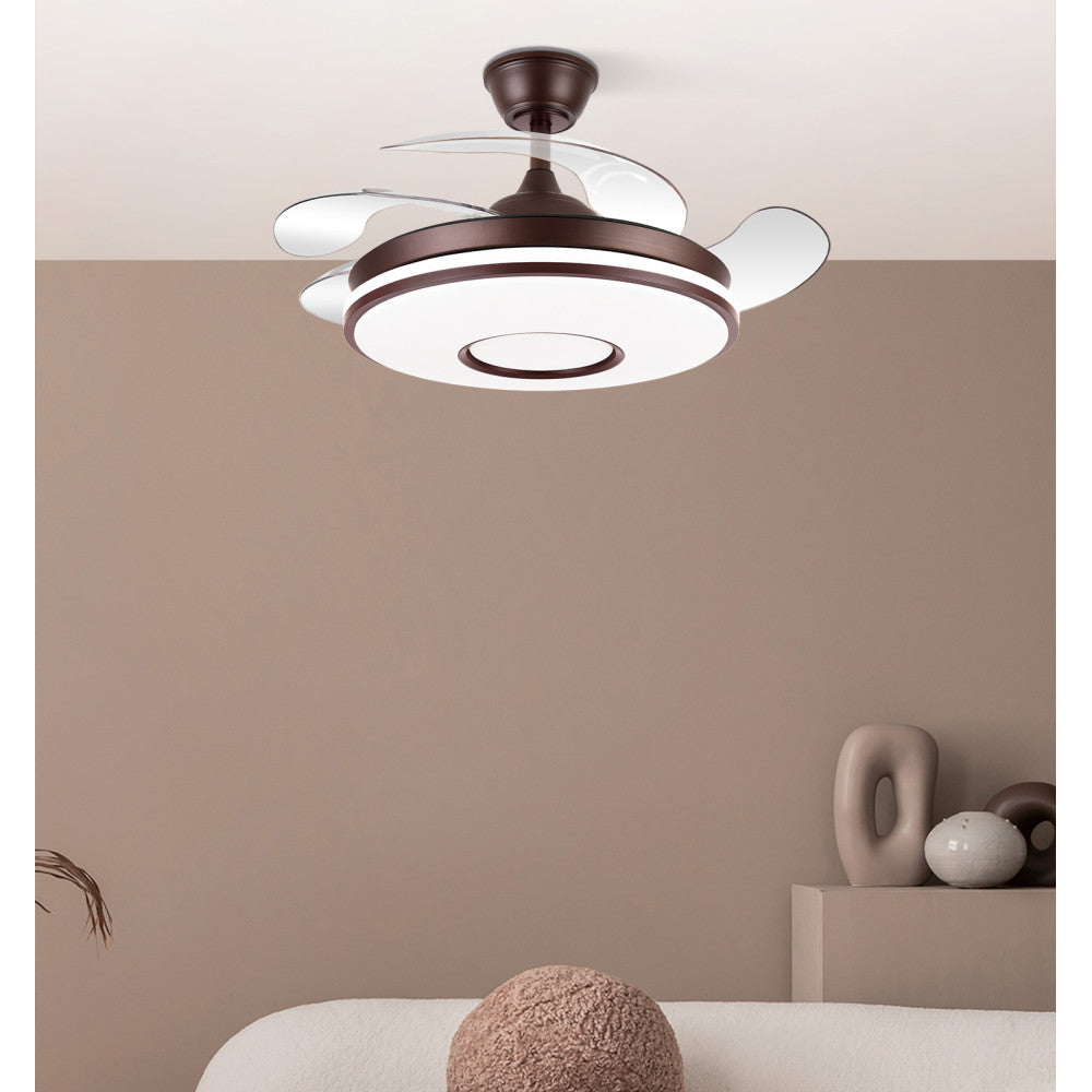 Ventilador de Techo Retráctil Dani 106 cm LED 59W Fabrilamp - imagen 3 | Fabrilamp / Abrila · Ref. 165391402
