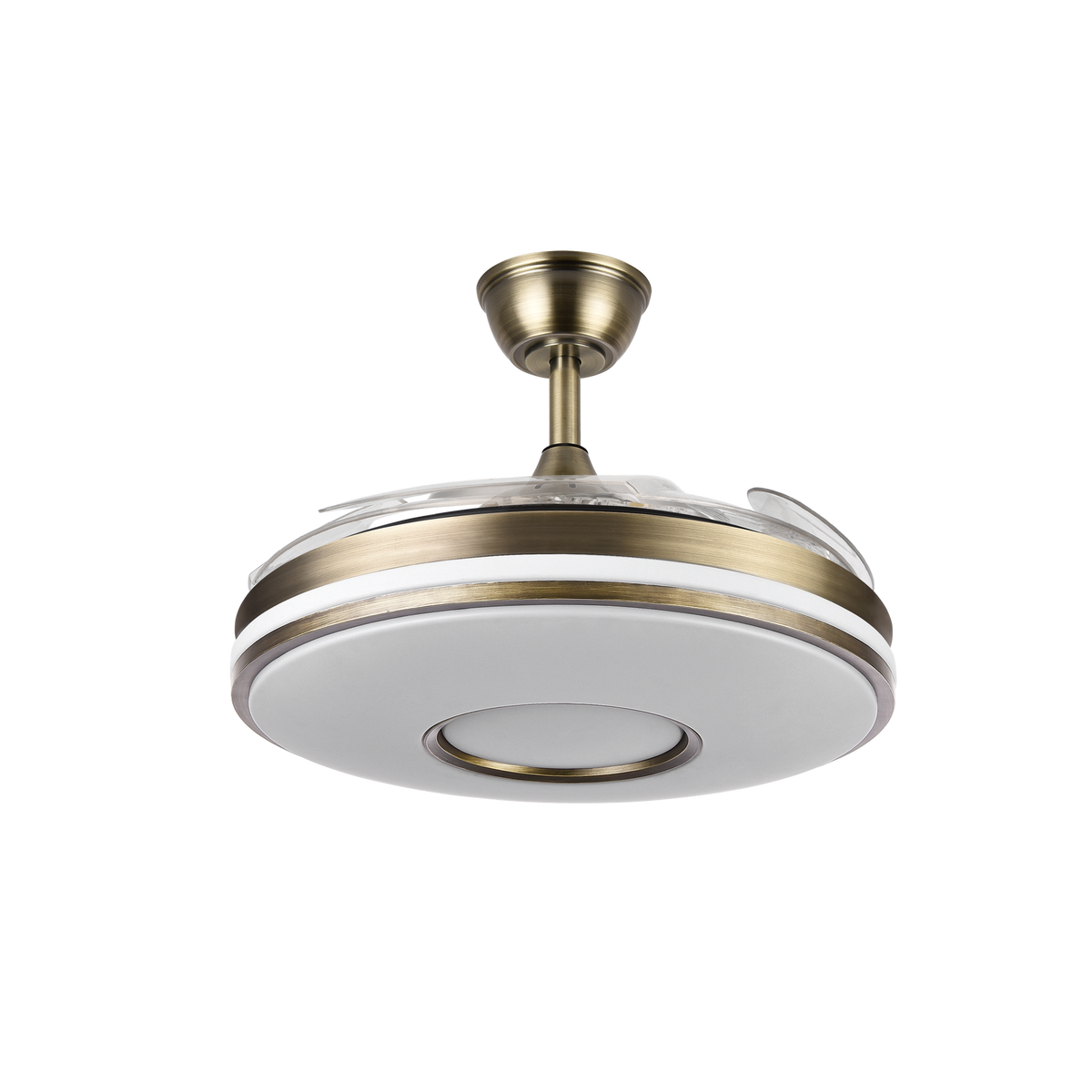 Ventilador de Techo Retráctil Dani 106 cm LED 59W Fabrilamp - vista principal | Fabrilamp / Abrila · Ref. 165391414