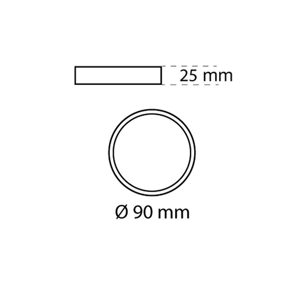 Downlight LED de Superficie Kaju 9 cm 8W 3000K 680 lm Gris CristalRecord - imagen 2 | CristalRecord