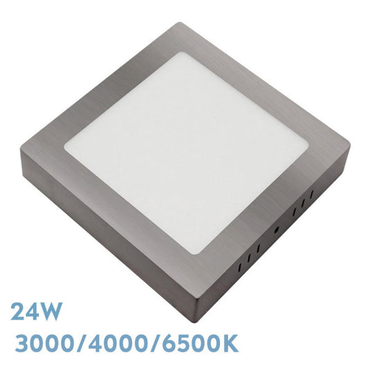 Downlight de Superficie LED Gabro 24 W 29 cm Níquel Fabrilamp - vista principal | Fabrilamp / Abrila