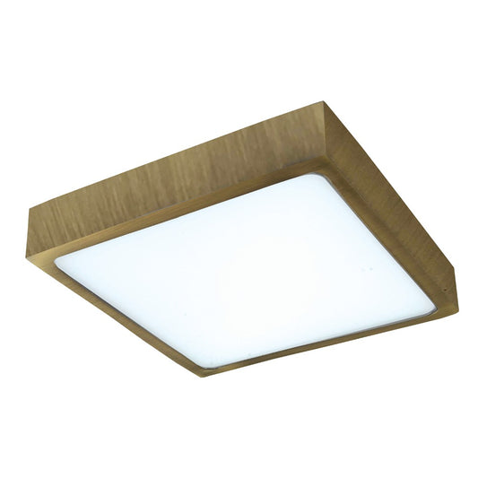 Downlight Cuadrado Kaju 225 mm LED 30W 2600 lm Cuero CristalRecord - vista principal | CristalRecord