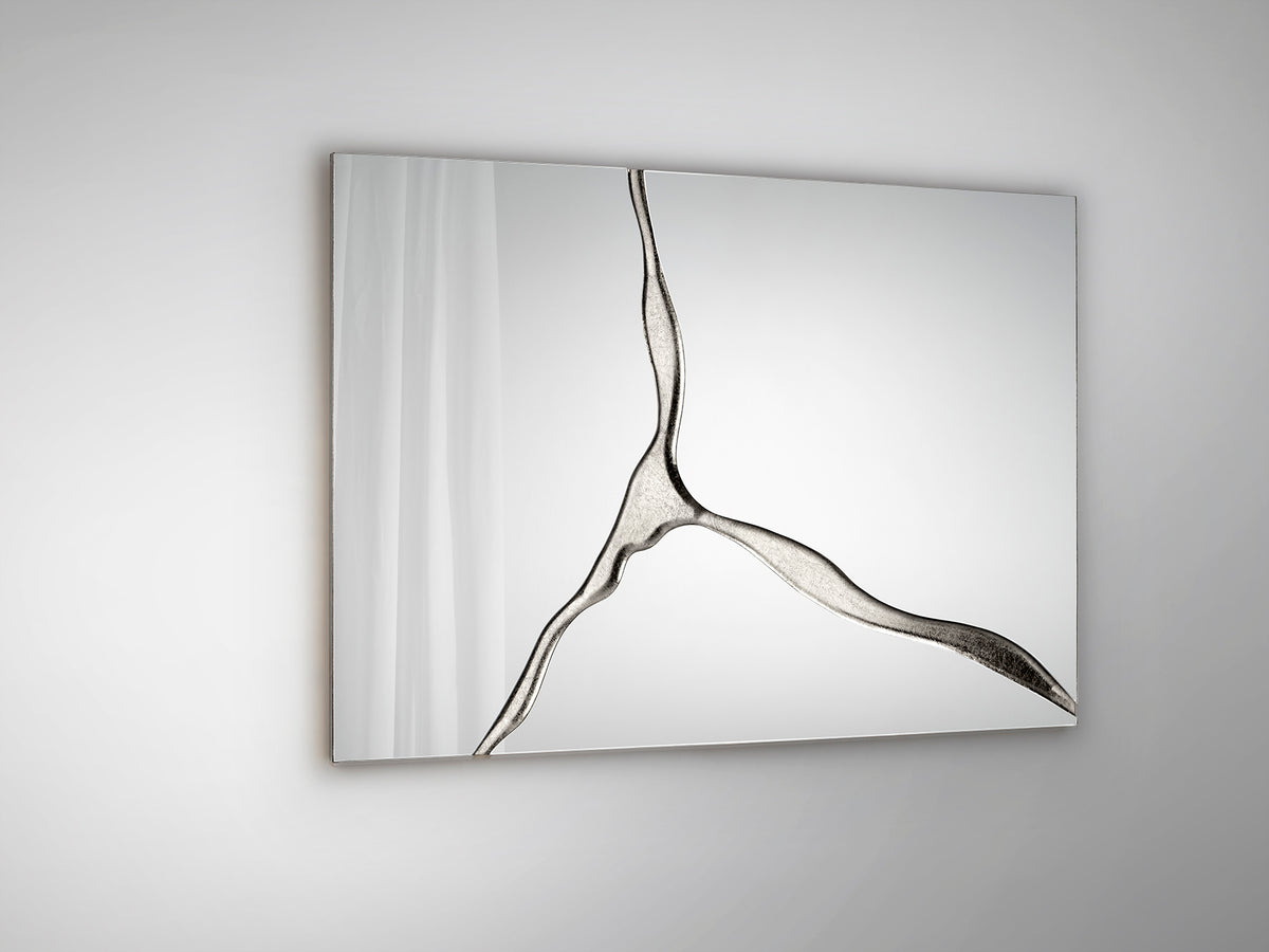 Espejo Rectangular Pan Plata 80x120cm - Schuller Surcos II | lozguru.com