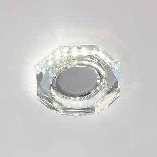 Empotrable LED Gemo Octogonal Ø90 mm 3W GU10 4000K Transparente CristalRecord - imagen 2 | CristalRecord