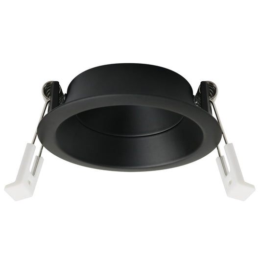 Aro Empotrable Redondo Basculante Fit 75 Negro Aluminio CristalRecord - vista principal | CristalRecord