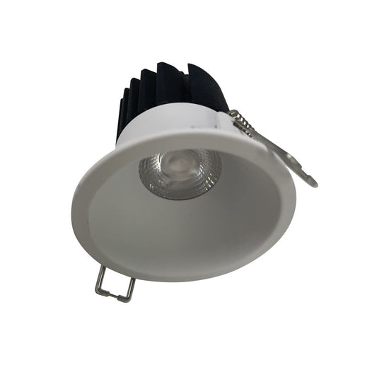 Aro Empotrable LED Sofia Redondo 12W 1200lm 4000K IP44 Blanco CristalRecord - vista principal | CristalRecord