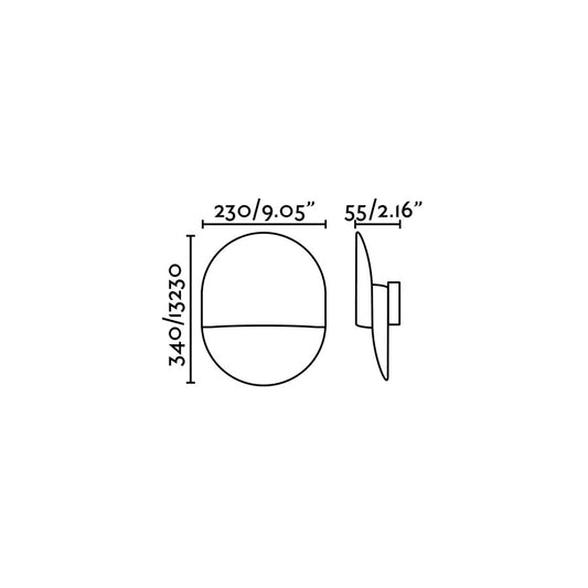 Aplique moderno 6403 – vista 2 · Ref. 64026