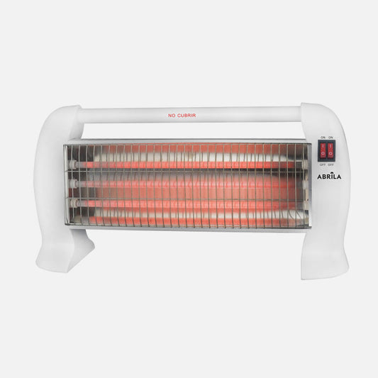 Estufa Eléctrica de Cuarzo Hunter 1200 W Portátil Blanco Fabrilamp - vista principal | Fabrilamp / Abrila
