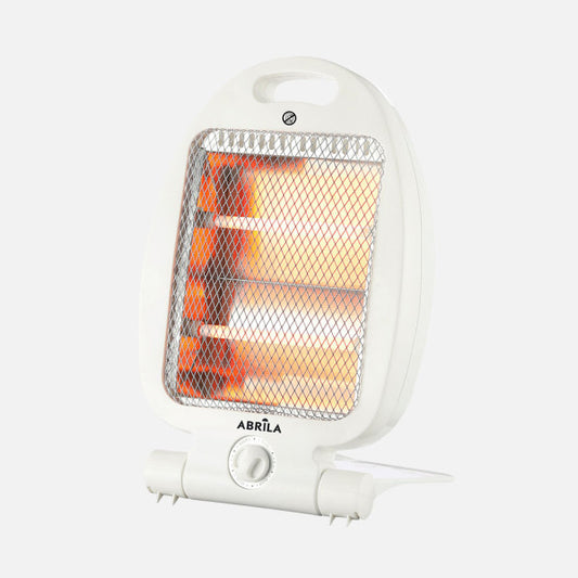 Estufa Eléctrica de Cuarzo Portátil Dustin 800 W Blanco Fabrilamp - vista principal | Fabrilamp / Abrila