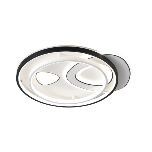 Plafón Moderno LED Evora Blanco / Negro – vista principal · Ref. 224385326