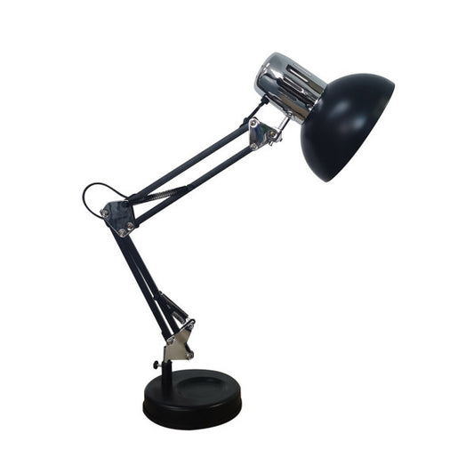 Flexo de Mesa Articulado Rutilo E27 Negro y Cromo Fabrilamp - vista principal | Fabrilamp / Abrila