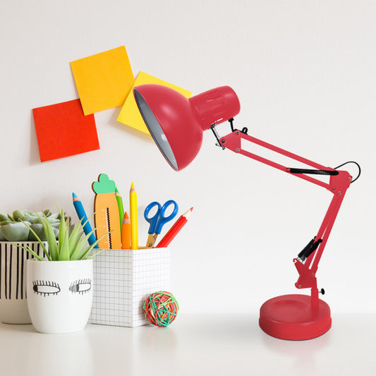 Flexo de Mesa Articulable Rutilo 1xE27 Rojo Metal Fabrilamp - imagen 2 | Fabrilamp / Abrila