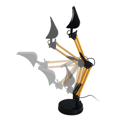 Flexo de Sobremesa LED Pala Articulado 4W Naranja CristalRecord - imagen 4 | CristalRecord