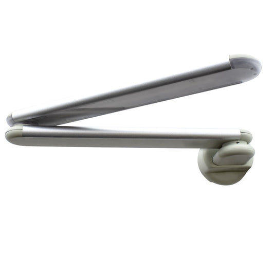 Flexo LED de Pared Mel 6W Gris Claro Táctil con USB CristalRecord - vista principal | CristalRecord