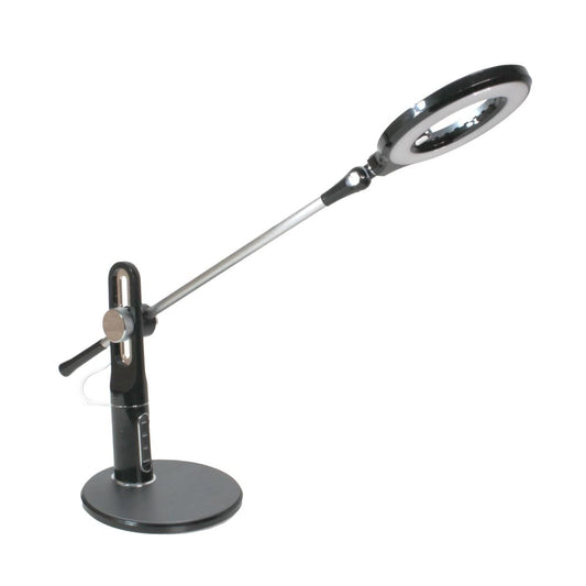 Flexo LED Bil 10W CCT 550 lm Negro Táctil CristalRecord - vista principal | CristalRecord