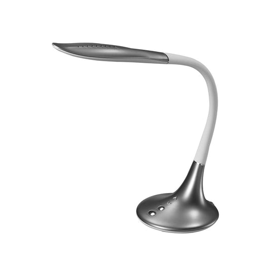Flexo LED Sedan 10W 550 lm CCT Plata Táctil CristalRecord - vista principal | CristalRecord