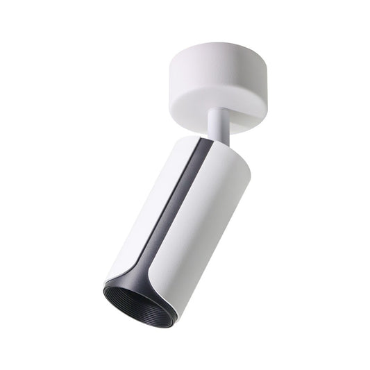 Foco de Techo Gobi Aluminio 195 mm GU10 Blanco Arenado CristalRecord - vista principal | CristalRecord