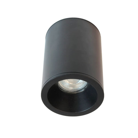 Foco de Superficie Fred Cilíndrico GU10 IP65 Negro CristalRecord - vista principal | CristalRecord
