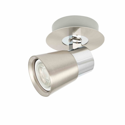 Foco Basculante IRIS GU10 35W Níquel y Cromo CristalRecord - vista principal | CristalRecord