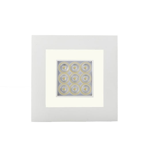 Lámpara LED Empotrada Focus 12W Doble Iluminación Blanco CristalRecord - vista principal | CristalRecord