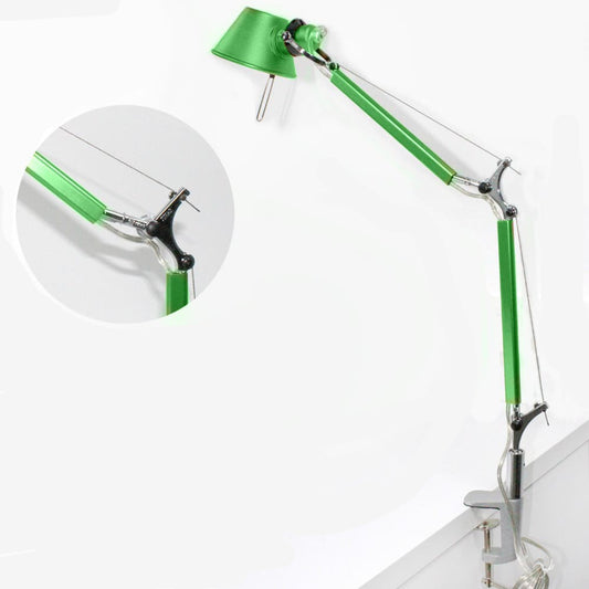 Flexo fabricado en Metal color Verde CristalRecord, iluminación ajustable