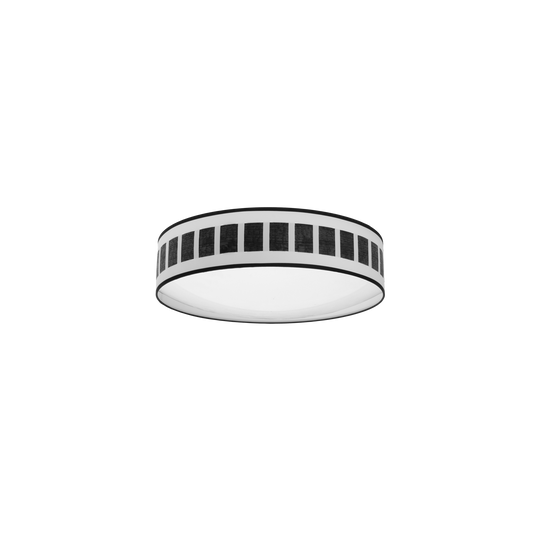 Plafón Tejido LED Ivanna 50 cm / Madera Negra – vista principal · Ref. 188485009