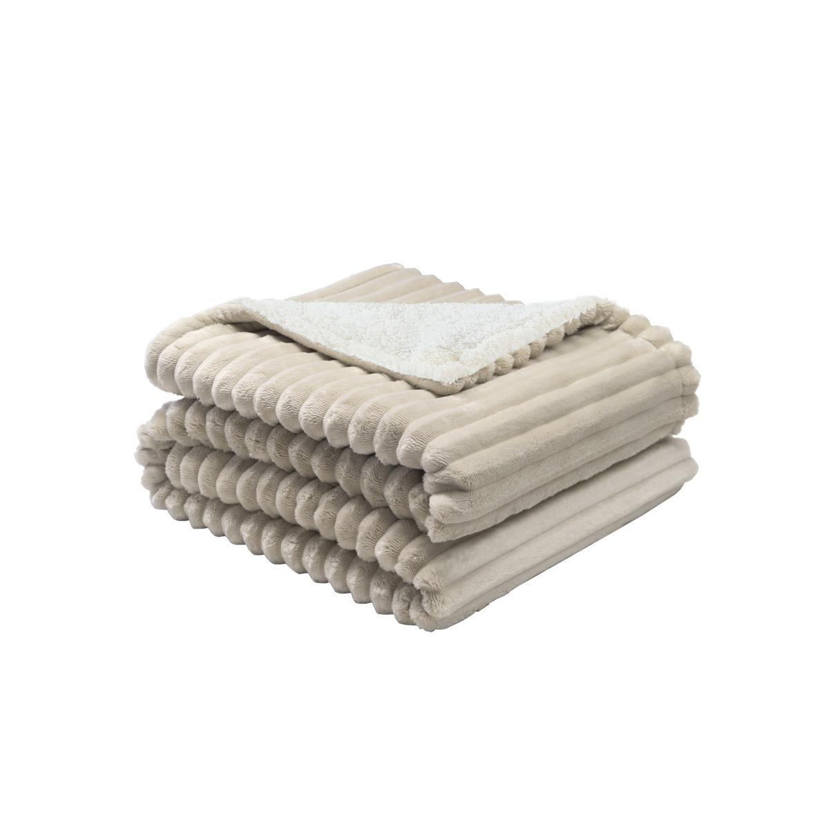 Manta Eléctrica Jaraiz 160 W 160x120 cm Beis y Blanco Fabrilamp - vista principal | Fabrilamp / Abrila · Ref. 254291615