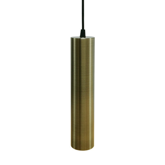 Lámpara Colgante Ari Cuero GU10 Aluminio Tubular Moderna CristalRecord - imagen 2 | CristalRecord