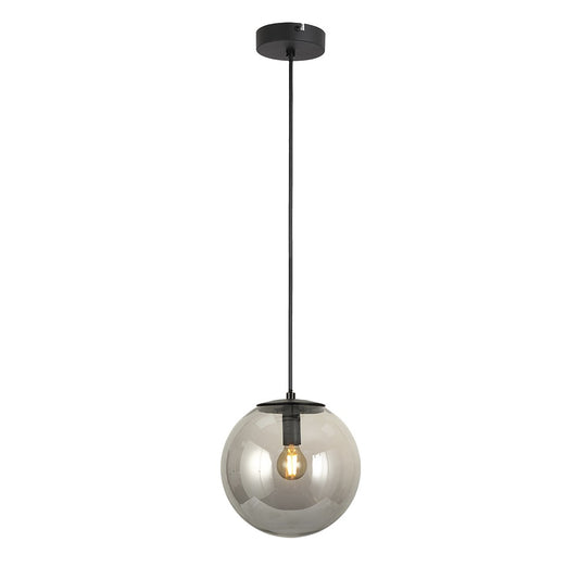 Lámpara Colgante Boston 1xE14 Cristal Fumé Negra Moderna CristalRecord - vista principal | CristalRecord
