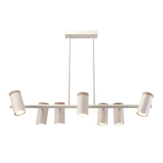 Lámpara Colgante Gio 7 Luces GU10 Acabado Crema CristalRecord - vista principal | CristalRecord