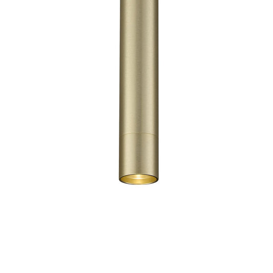 Lámpara Colgante Slim Oro 164 cm G9 Aluminio Dorado CristalRecord - imagen 2 | CristalRecord