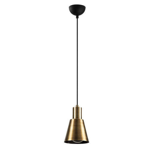 Lámpara Colgante Industrial Model 21 Ø140 mm E27 Oro Viejo CristalRecord - imagen 2 | CristalRecord