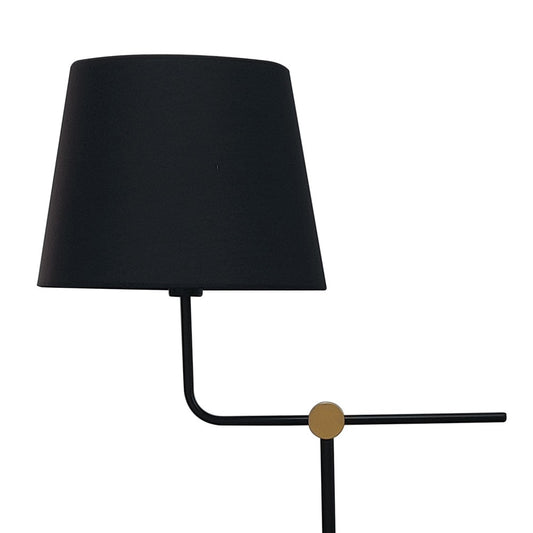 Lámpara de Pie Solor 163 cm E27 Negro y Oro CristalRecord - imagen 2 | CristalRecord · Ref. 06-206-27-180