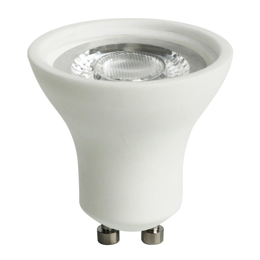 Bombilla LED GU10 8W 750 lm 3000K 45 mm Cerámica Blanca CristalRecord - vista principal | CristalRecord