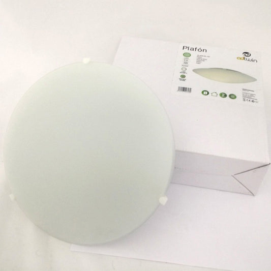 Plafón LED Redondo Blanco 6W 4200K 25 cm CristalRecord - vista principal | CristalRecord