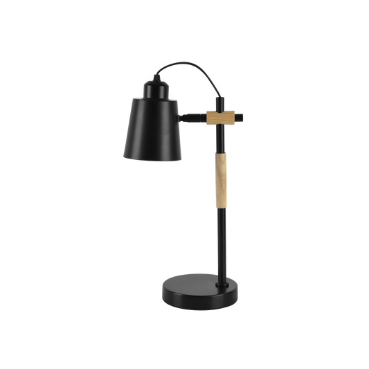 Flexo de Bombilla Liena Negro / Haya – vista principal · Ref. 246671088