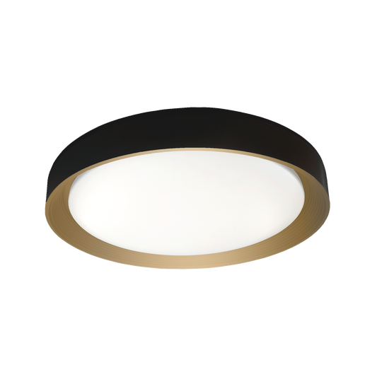 Plafón Moderno LED Lucy Negro / Oro – vista principal · Ref. 219085016