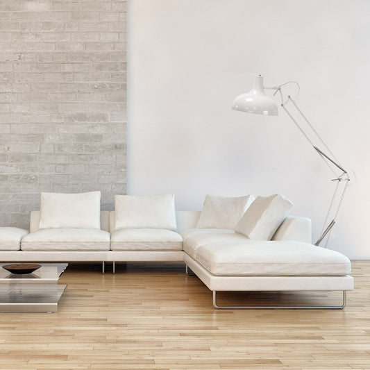 Pie Salón moderno Malik Blanco – vista 2 · Ref. 161441001