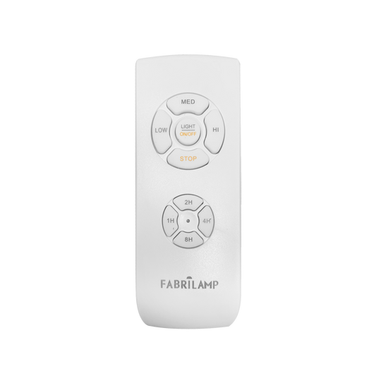 Mando a Distancia con Receptor para Ventilador de Techo Blanco Fabrilamp - vista principal | Fabrilamp / Abrila · Ref. 99.MANDO-DIS-CONEX