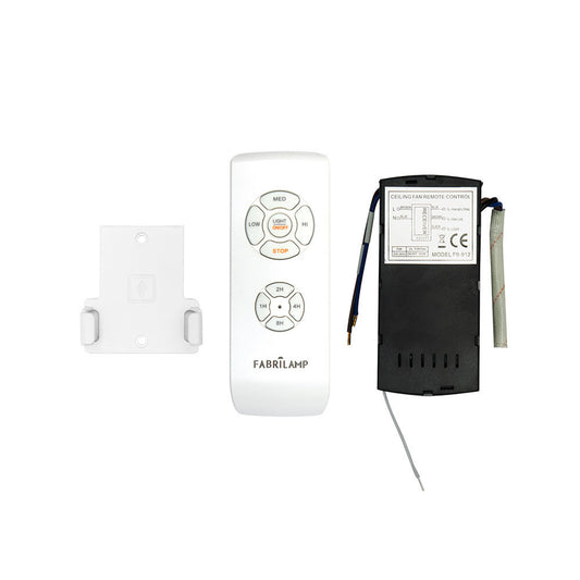 Mando a Distancia con Receptor para Ventilador de Techo Blanco Fabrilamp - imagen 2 | Fabrilamp / Abrila · Ref. 99.MANDO-DIS-CONEX