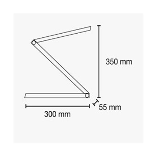 Flexo LED Marte 2,5W 4000K 240lm Negro Plegable CristalRecord - imagen 2 | CristalRecord