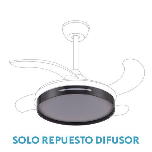 Accesorios y Repuestos Ventiladores Mbatis – vista principal · Ref. 99.DIF-MBATIS-NEGR