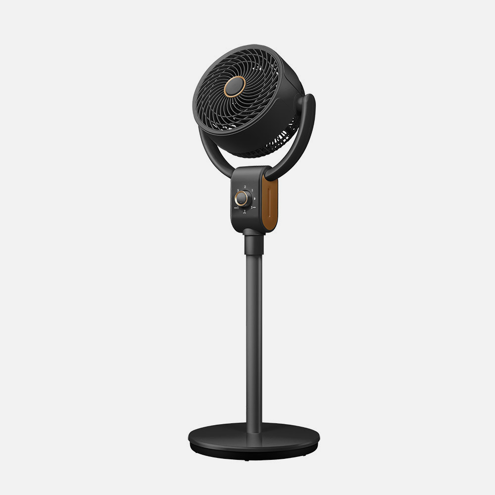 Ventilador de Pie Montenegro Negro / Haya – vista 2 · Ref. 239841088