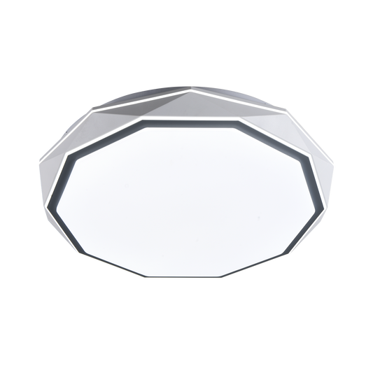 Plafón Moderno LED Odiel Gris – vista principal · Ref. 224085028