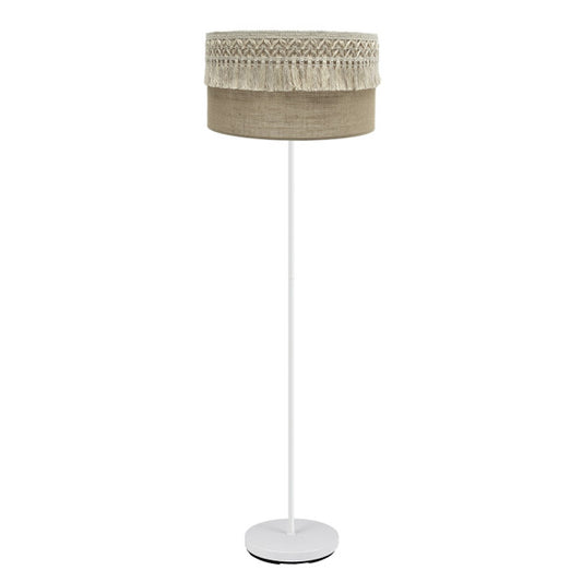 Lámpara de Pie Ekaterina 164 cm Pantalla Saco Blanca Fabrilamp - vista principal | Fabrilamp / Abrila
