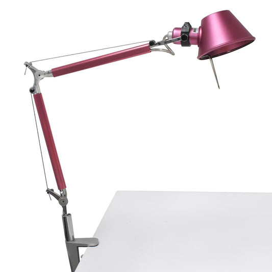 Flexo Articulado Rosa CristalRecord 04-620-40-142 para escritorio
