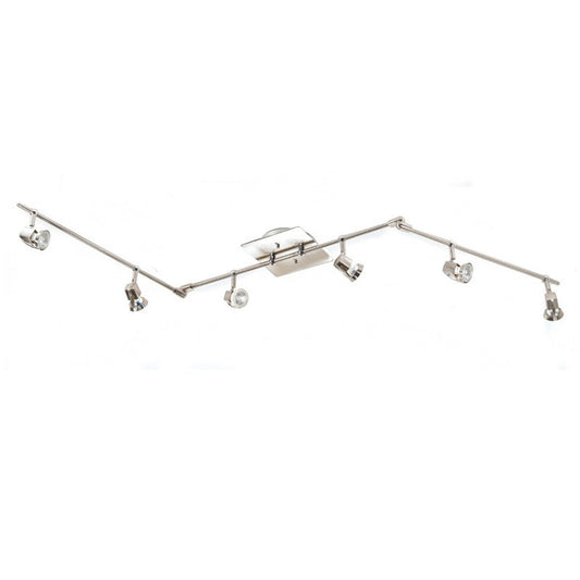 Plafón Arco Cuero 6 Focos G9 187 cm CristalRecord - vista principal | CristalRecord