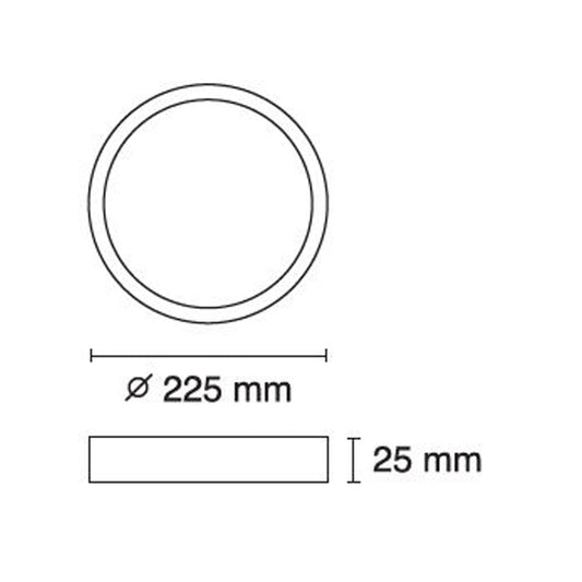 Downlight de Superficie Kaju 22,5 cm LED 30W 2600 lm 4200 K Cuero CristalRecord - imagen 2 | CristalRecord