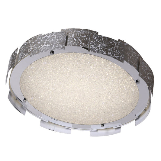 Plafón LED Jade 48 cm 36W 2520 lm CCT Regulable Plata CristalRecord - vista principal | CristalRecord