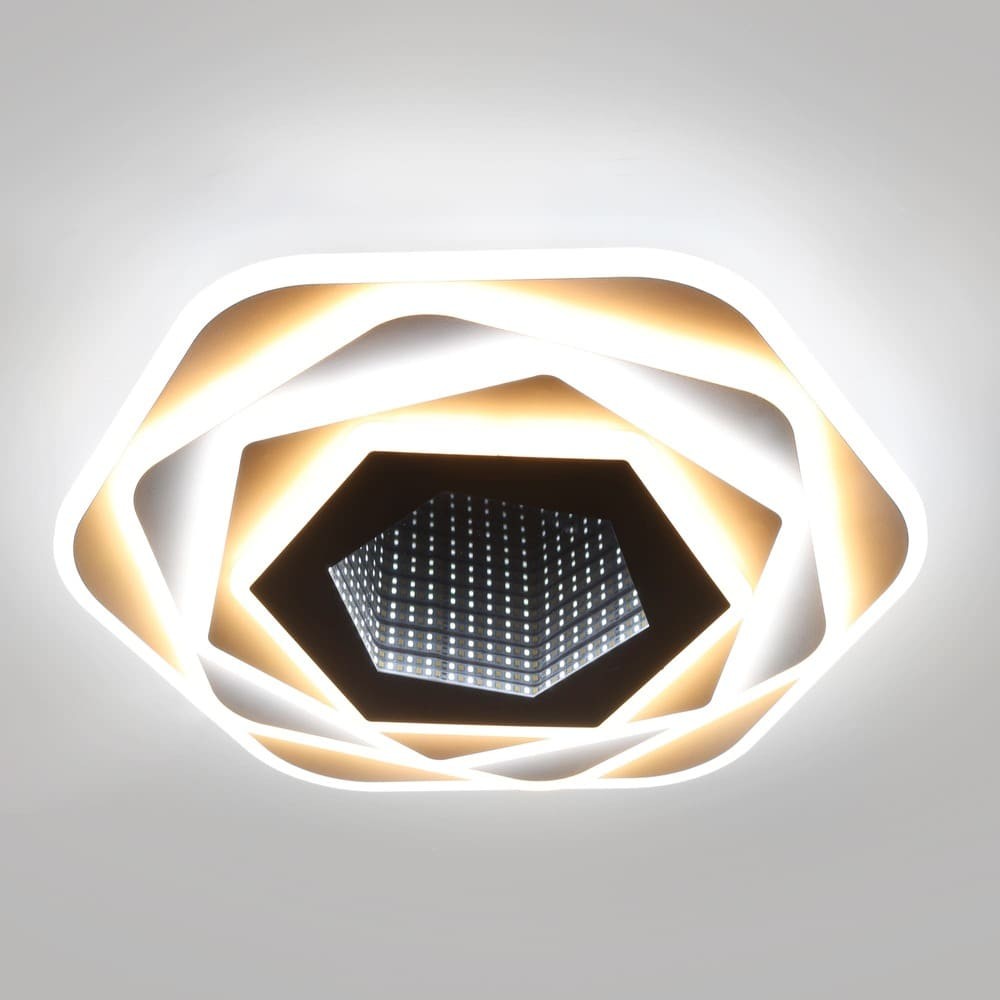 Plafón LED de Techo Ness 60W CCT Dimmable con Mando CristalRecord - imagen 3 | CristalRecord