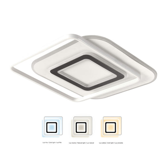 Plafón LED Naos 100W 7920 lm CCT Regulable Aluminio CristalRecord - imagen 2 | CristalRecord